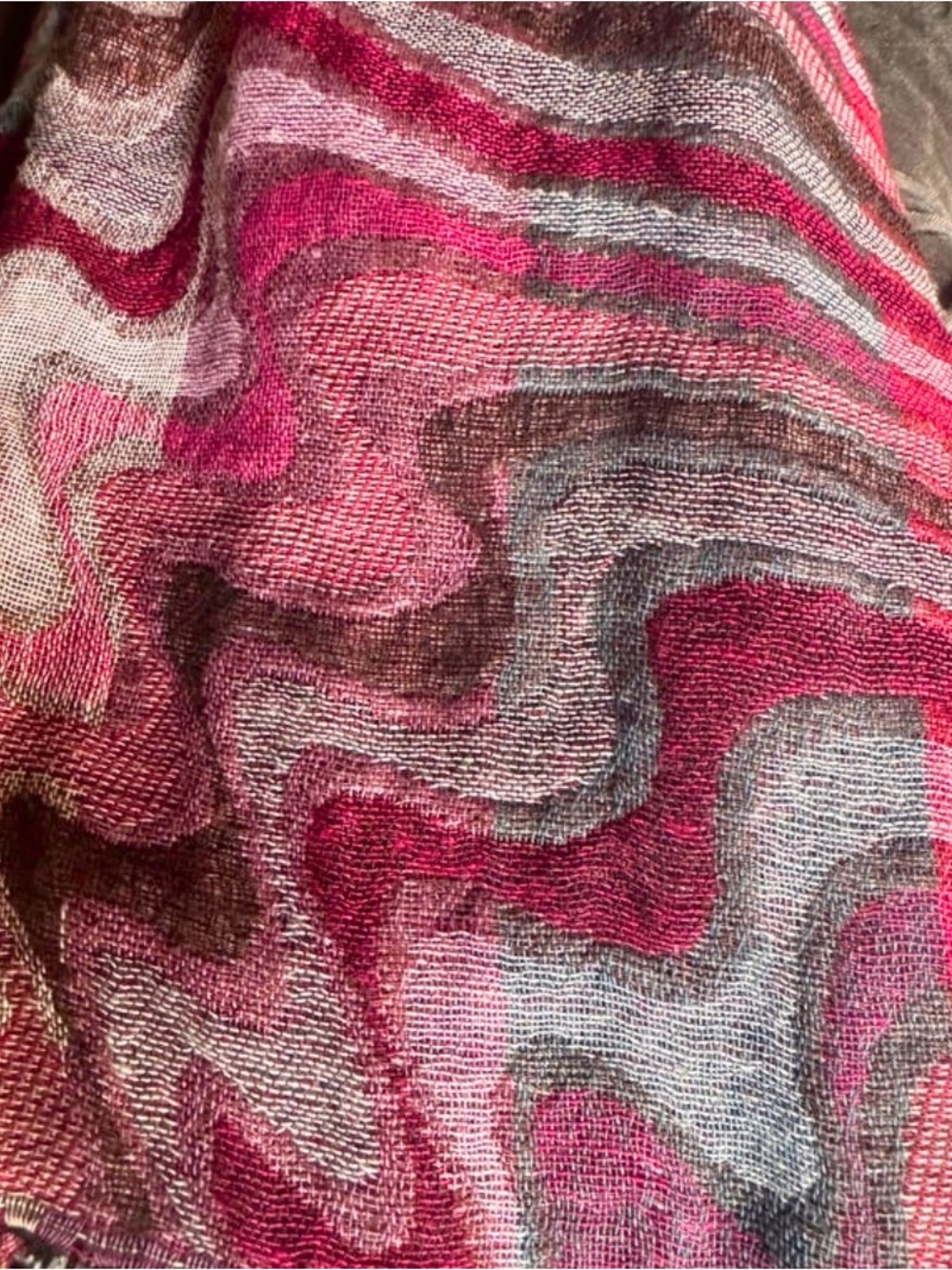 Vintage Boho Sinched scarf or Wrap